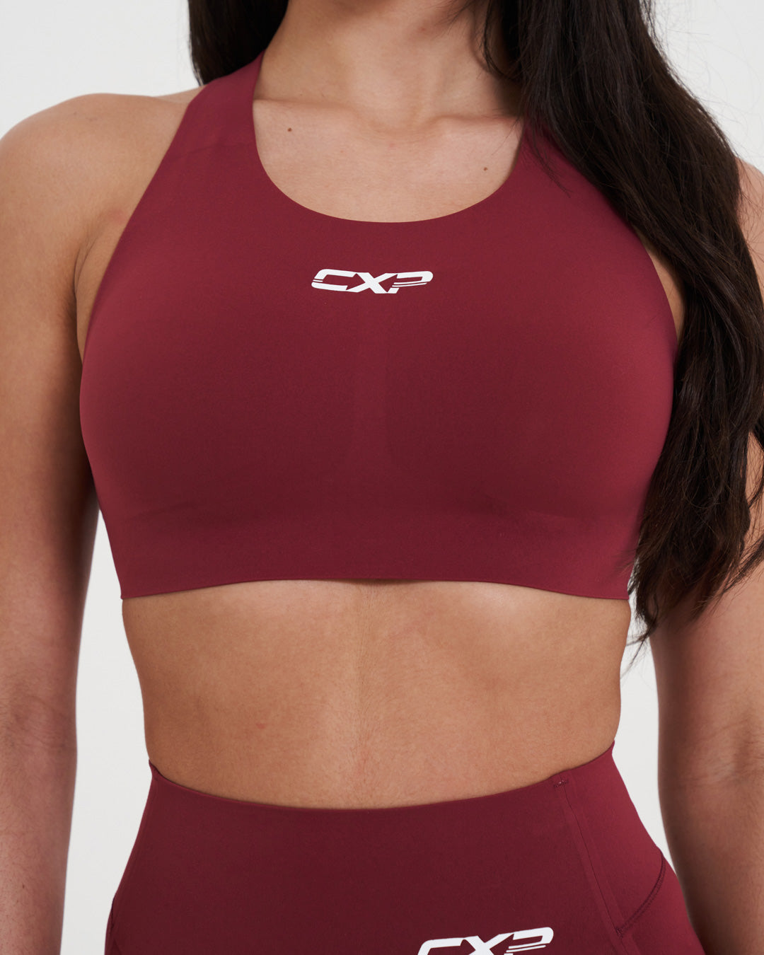 Sculpt Me Sports Bra - Deep Ruby