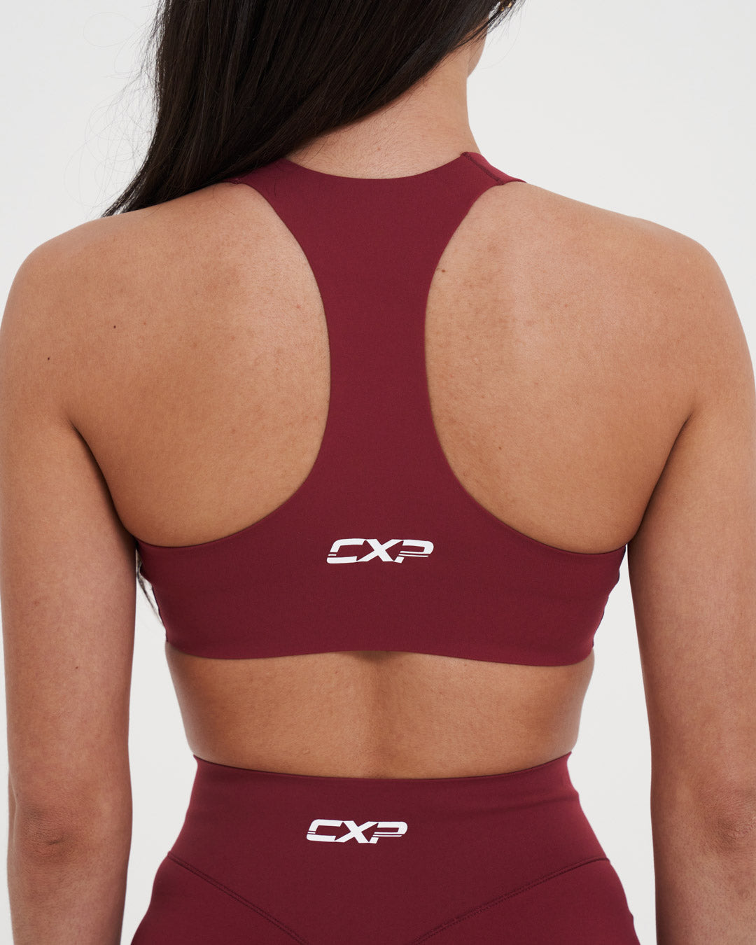 Sculpt Me Sports Bra - Deep Ruby