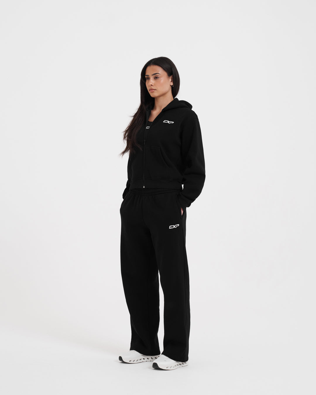 Chill Me Wide-Leg Jogger - Black