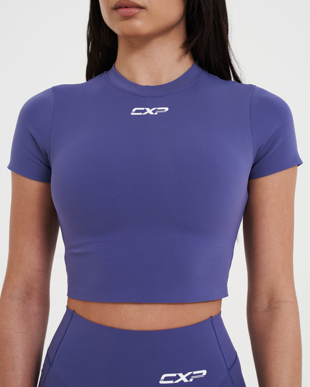 Sculpt Me Baby Tee - Purple Rush