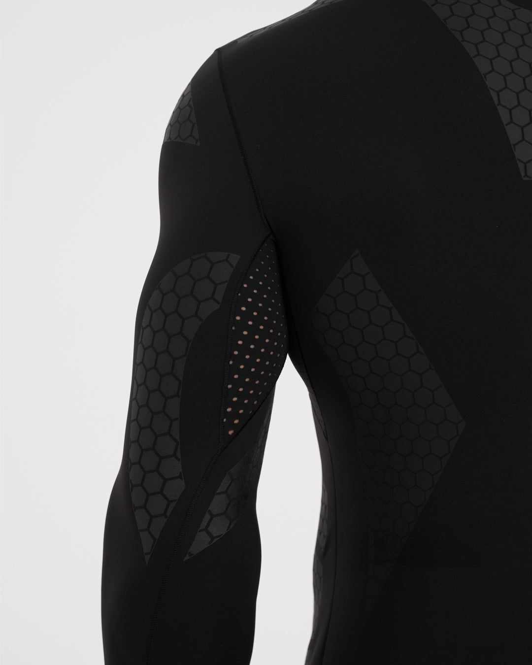 Apex Muscle Mirroring™ Long Sleeve Compression Top - Black