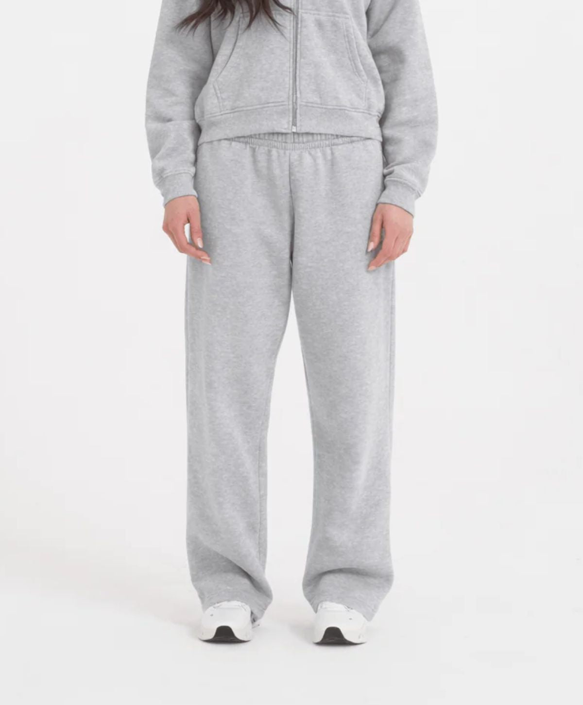 Chill Me Wide-Leg Jogger - Gray Marl