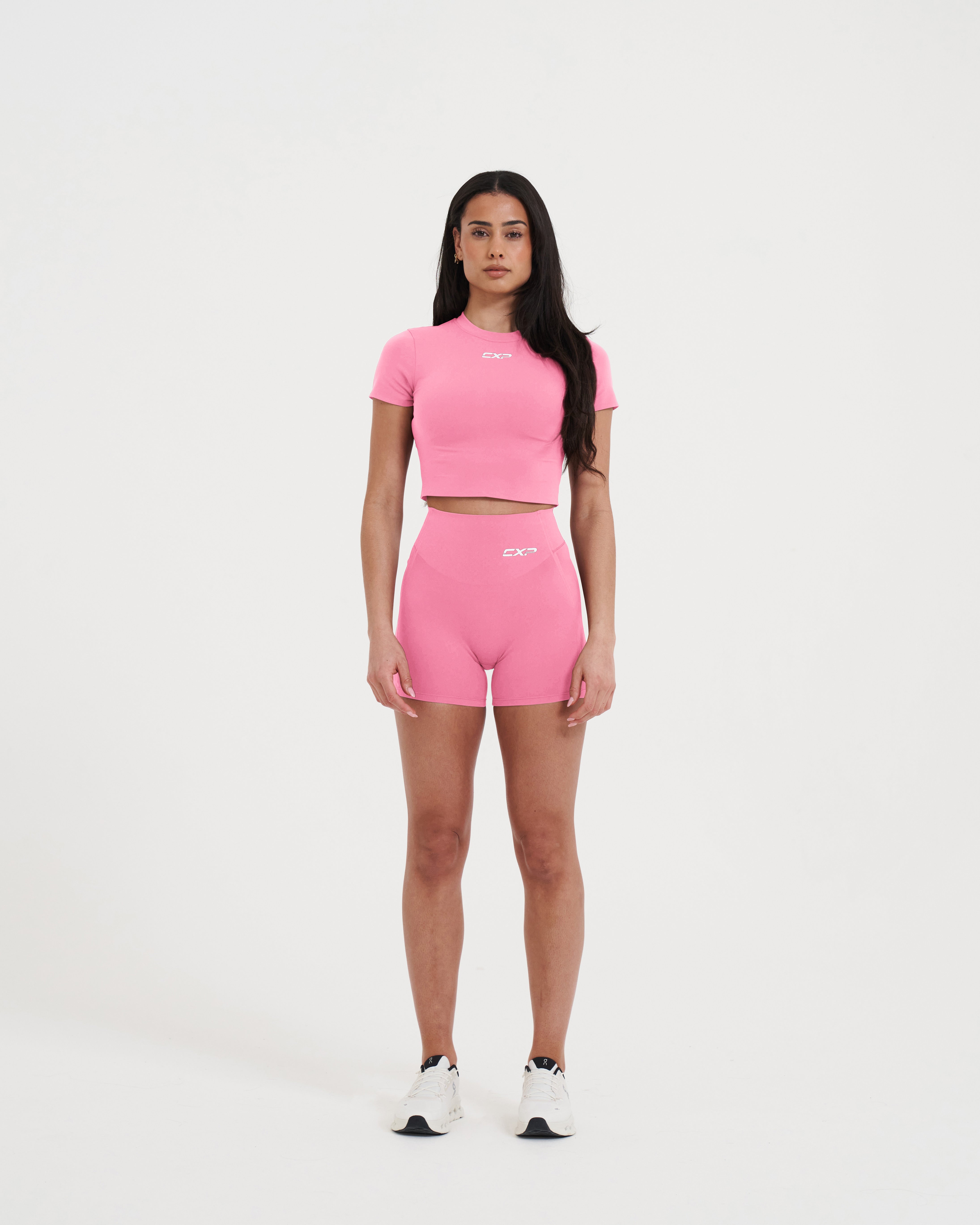 Sculpt Me Baby Tee - Blush Pink