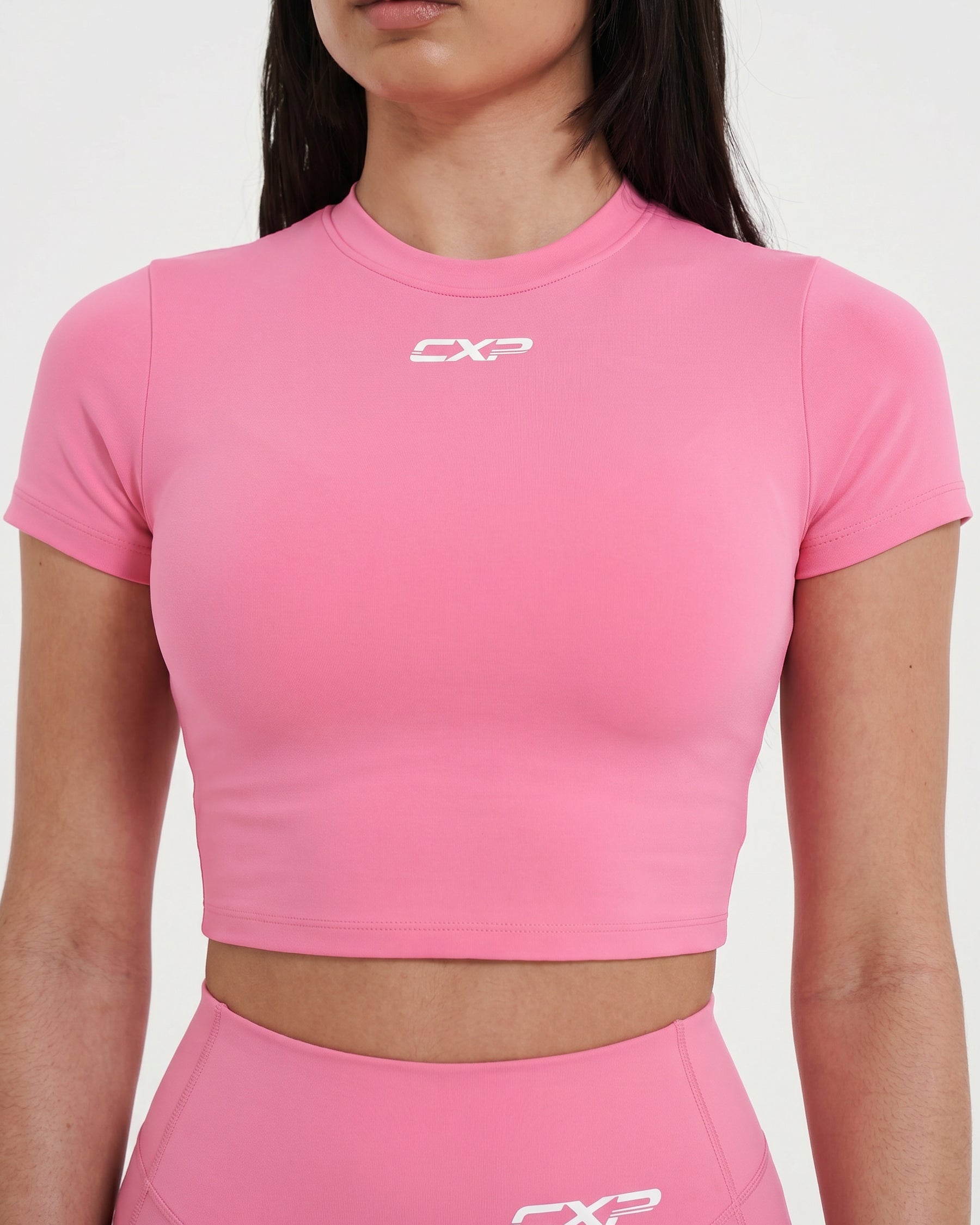 Sculpt Me Baby Tee - Blush Pink