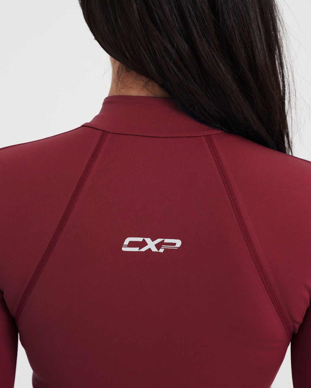 Sculpt Me Zip Jacket - Deep Ruby