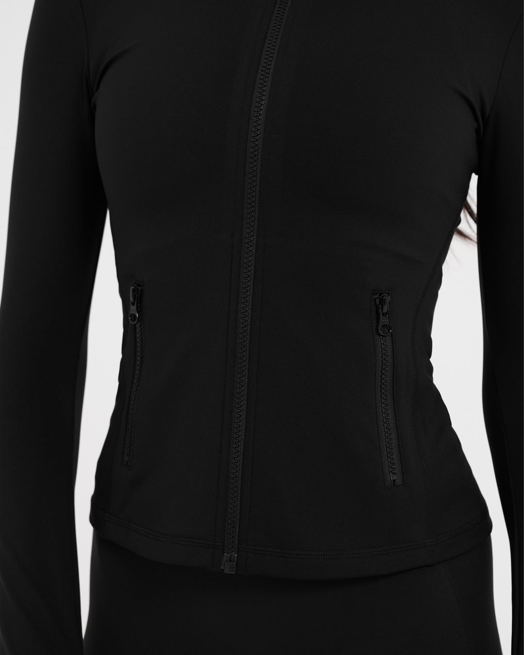 Sculpt Me Zip Jacket - Black