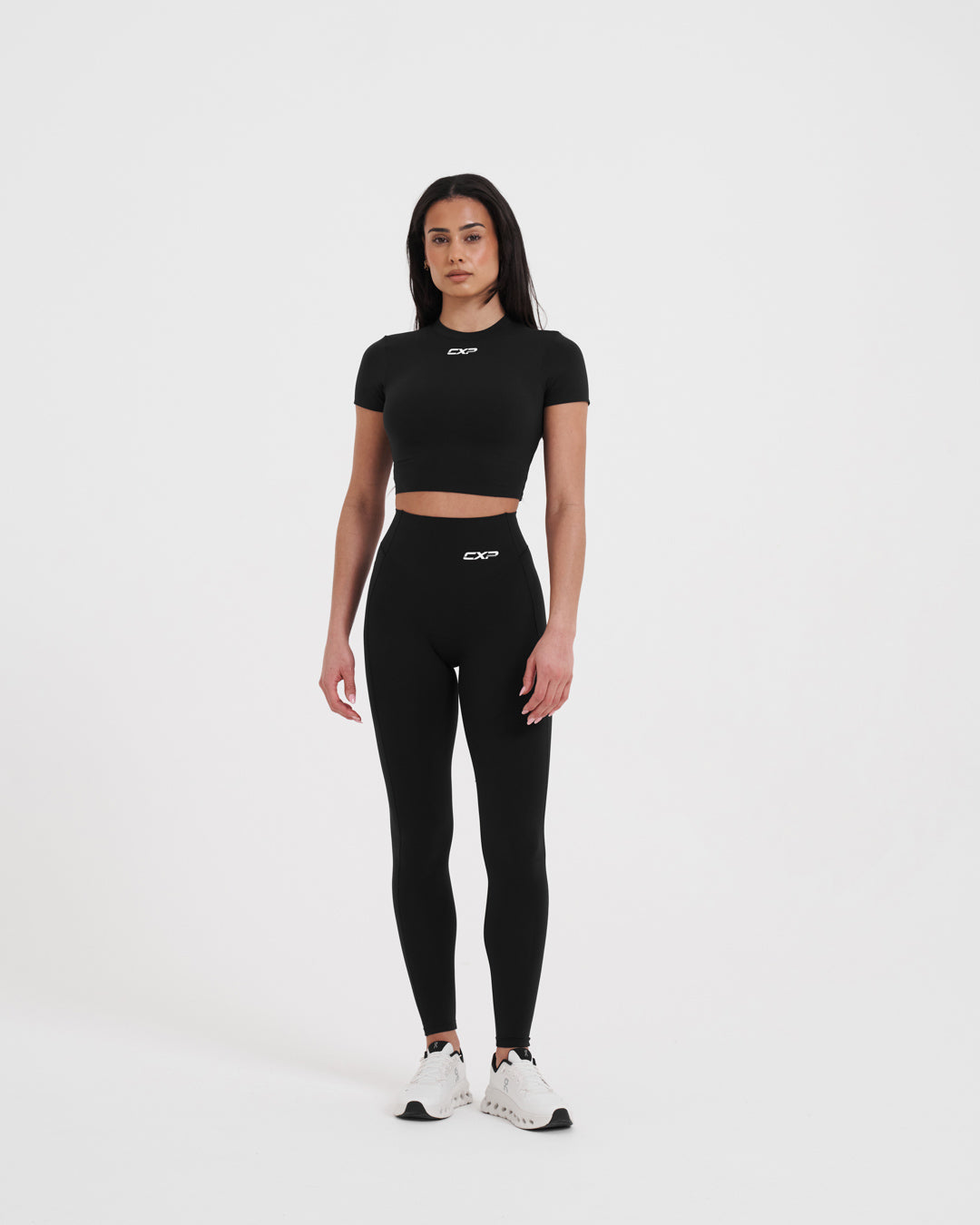 Sculpt Me Baby Tee - Black