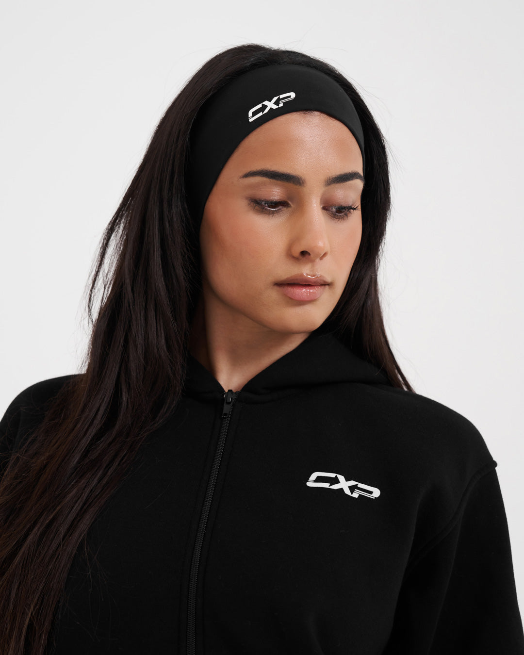 Pace Me Bonded Headband - Black