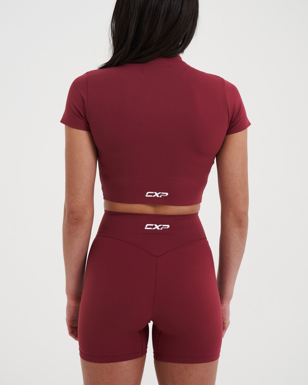 Sculpt Me Baby Tee - Deep Ruby