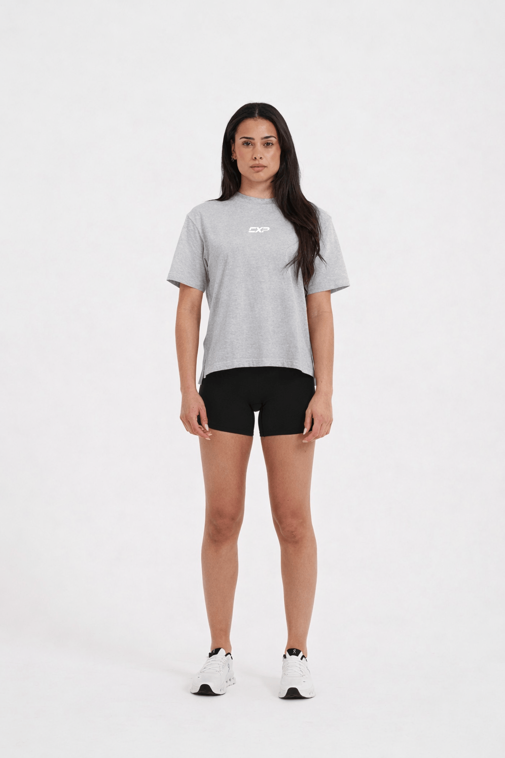 Chill Me Oversized T-shirt - Gray Marl