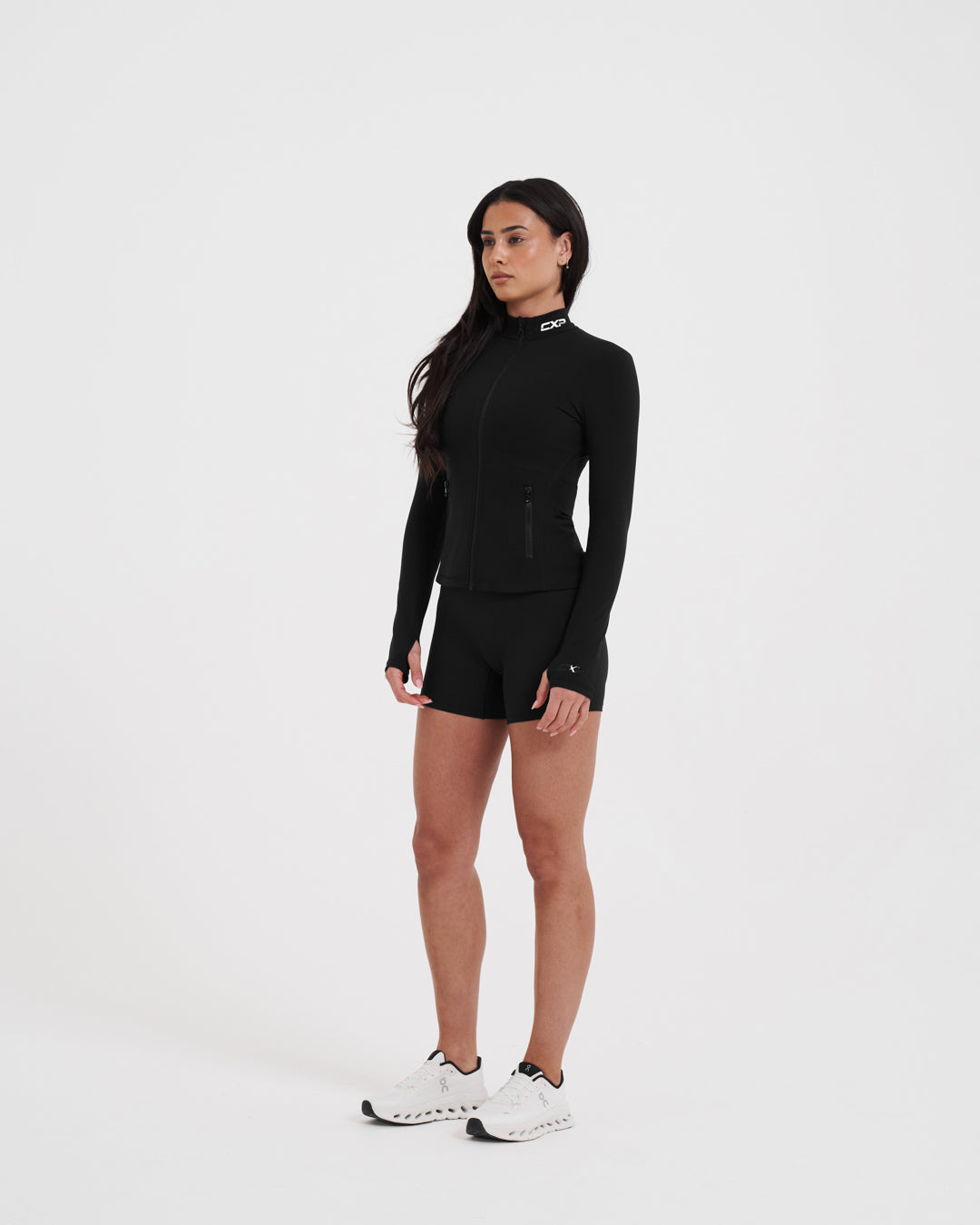 Sculpt Me Zip Jacket - Black